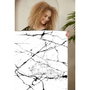 Conceptum Alfombra Eexfab816-Klm Blanco y Negro 120x180 cm
